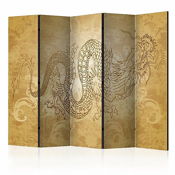 5-teiliges Paravent - Dragon Ii [room Dividers] günstig online kaufen