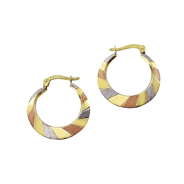 Vivance Paar Creolen 333 Gold mehrfarbig günstig online kaufen