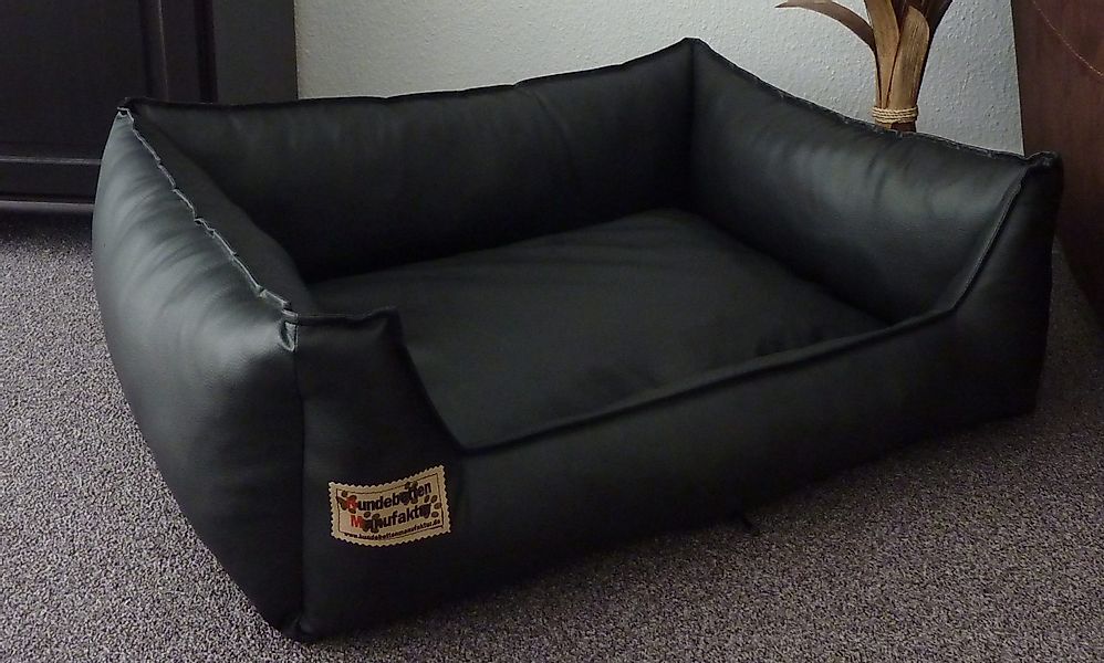 Hundebettenmanufaktur Hundekorb Hundesofa Schlafplatz Kunstleder Similpelle günstig online kaufen