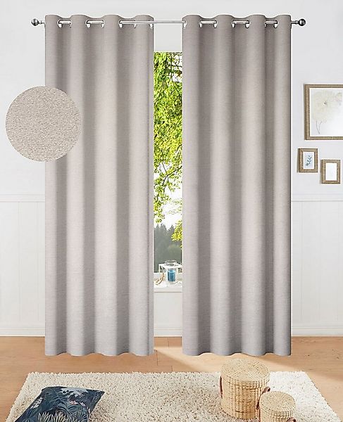 OTTO home Verdunkelungsvorhang Fleuriss (1 St), Ösen, verdunkelnd, Wohnzimm günstig online kaufen