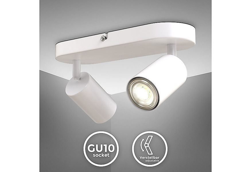 B.K.Licht Deckenleuchte LED Deckenlampe Wandleuchte Wohnzimmer, ohne Leucht günstig online kaufen