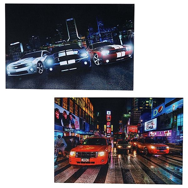 MCW LED-Bild LED-Bild-T-2, Cars (Set), Mit günstig online kaufen