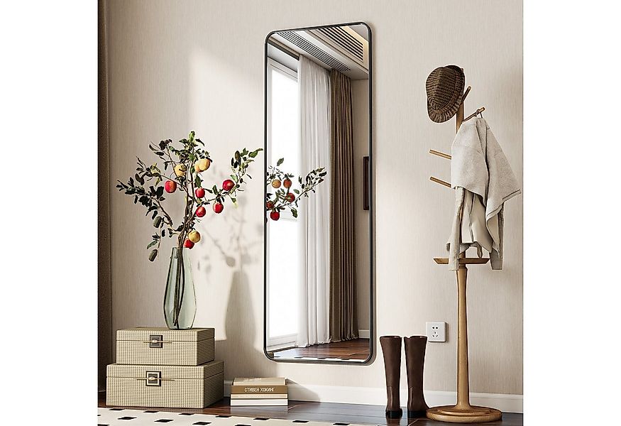 BEAUTYPEAK Standspiegel gerundeter Rechteckspiegel,senkrecht oder waagerech günstig online kaufen