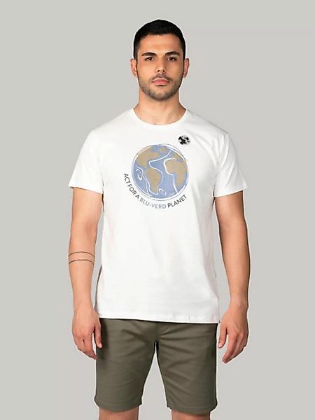 BLUVERD Kurzarmshirt T-Shirt mit Grafik (Bluverd Planet) günstig online kaufen