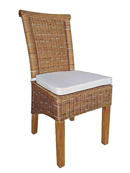 Amagohome Rattanstuhl Esszimmer Stühle Set 2 günstig online kaufen