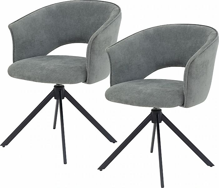 TOM TAILOR HOME Armlehnstuhl "CURVY ARMCHAIR", (Set), 2 St., Chenille, mit günstig online kaufen