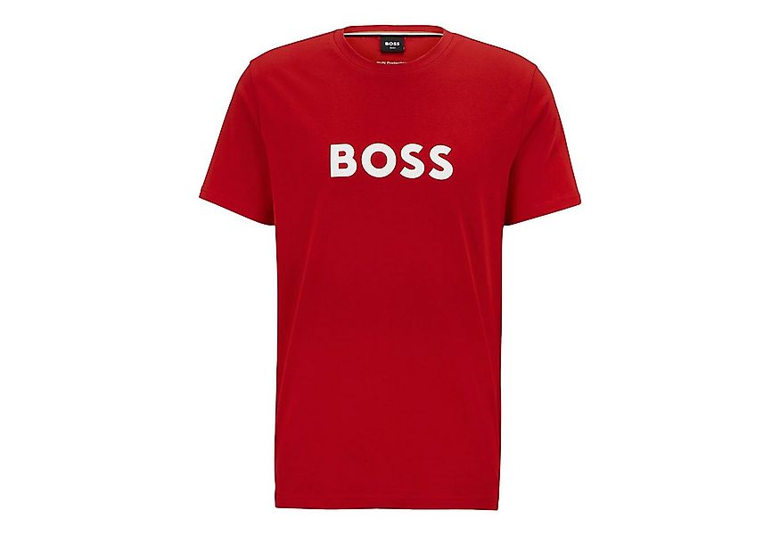 BOSS T-Shirt T-Shirt RN mit großem Markenprint auf der Brust günstig online kaufen