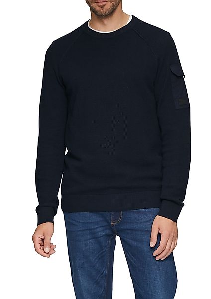 s.Oliver Strickpullover mit aufgesetzter Tasche am günstig online kaufen
