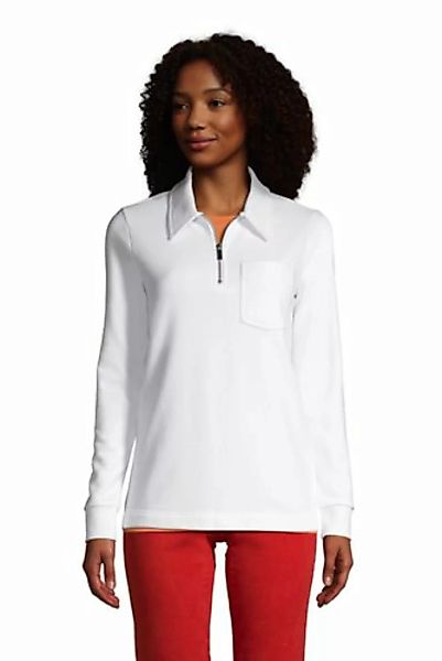 Sweatshirt mit Zipper SERIOUS SWEATS in Petite-Größe, Damen, Größe: L Petit günstig online kaufen