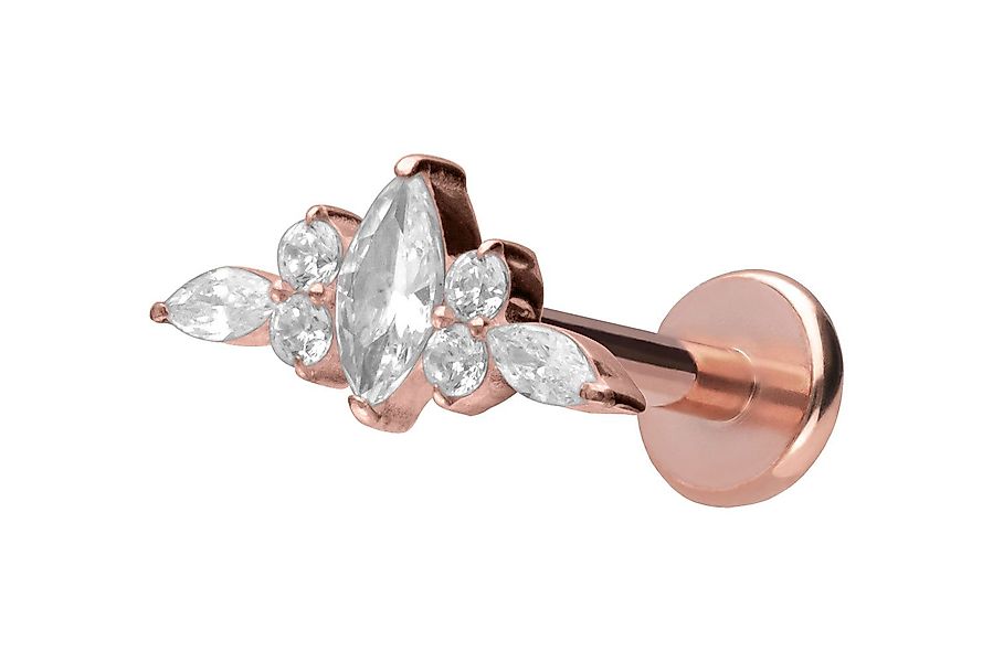 PIERCINGLINE Piercing-Set Titan Labret mit Push günstig online kaufen