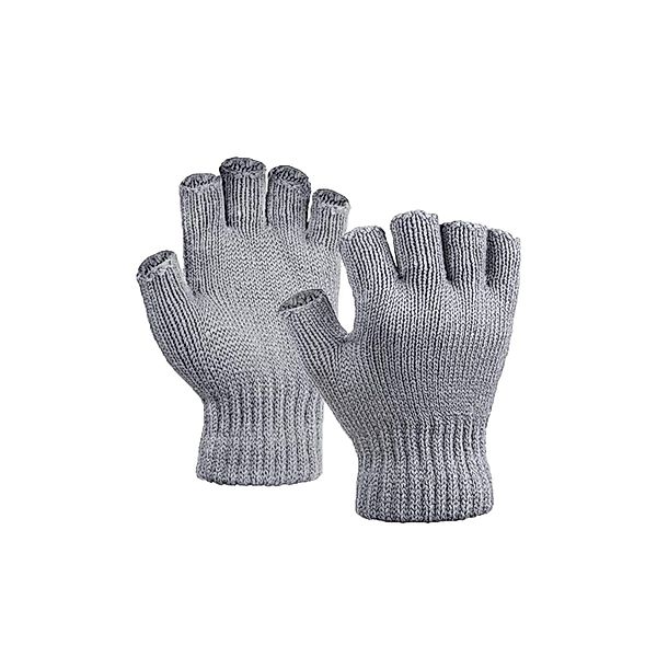 herémood Strickhandschuhe fingerlose Winterhandschuhe Halbfinger Rippstrick günstig online kaufen