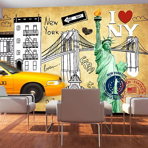 Fototapete - One way - New York günstig online kaufen