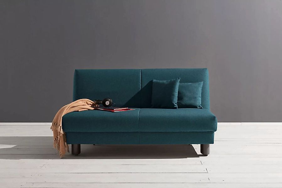 ell + ell Schlafsofa "Enny", Breite 180 cm, Liegehöhe 45 cm, Füße schwarz günstig online kaufen