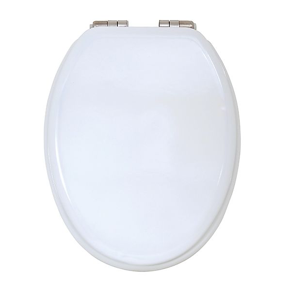 MSV WC-Sitz MDF 42,5 cm x 36,5 cm x 5 cm Weiß günstig online kaufen
