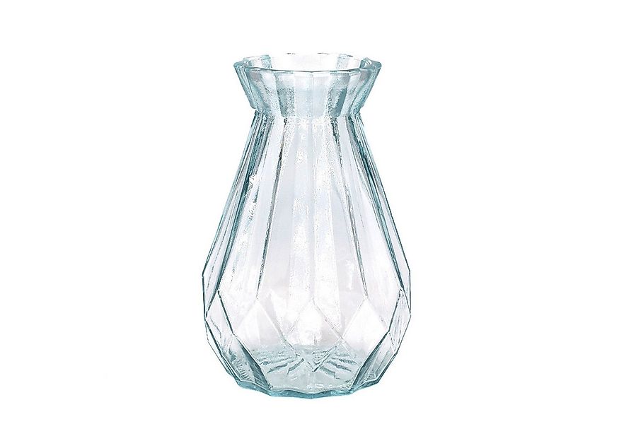 Creativery Dekovase, Vase Glas mit Diamant Muster 14cm klar transparent 330 günstig online kaufen