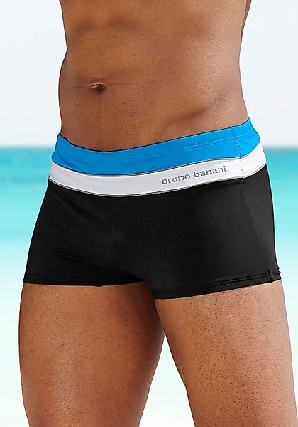Bruno Banani Boxer-Badehose mit Kontraststreifen günstig online kaufen