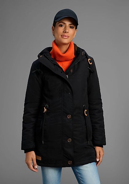 KangaROOS Winterjacke, mit Kapuze, für die kalte Jahreszeit, aus leichtem W günstig online kaufen