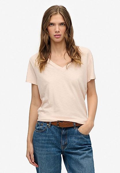 Superdry T-Shirt STUDIOS SLUB EMB VEE TEE günstig online kaufen