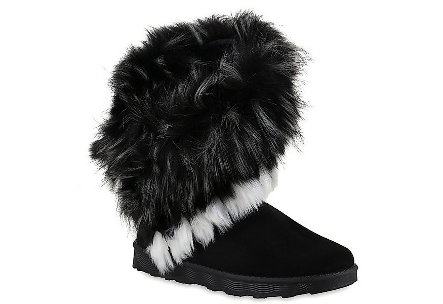 VAN HILL 839604 Winterstiefelette Damen Warm Gefüttert Winter Boots Stiefel günstig online kaufen