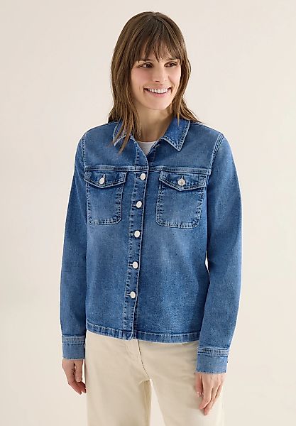 Cecil Kurzjacke ohne Kapuze in Denim-Optik günstig online kaufen
