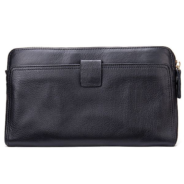 YUBRO-STUDIO Clutch Herren Leder Business Clutch günstig online kaufen
