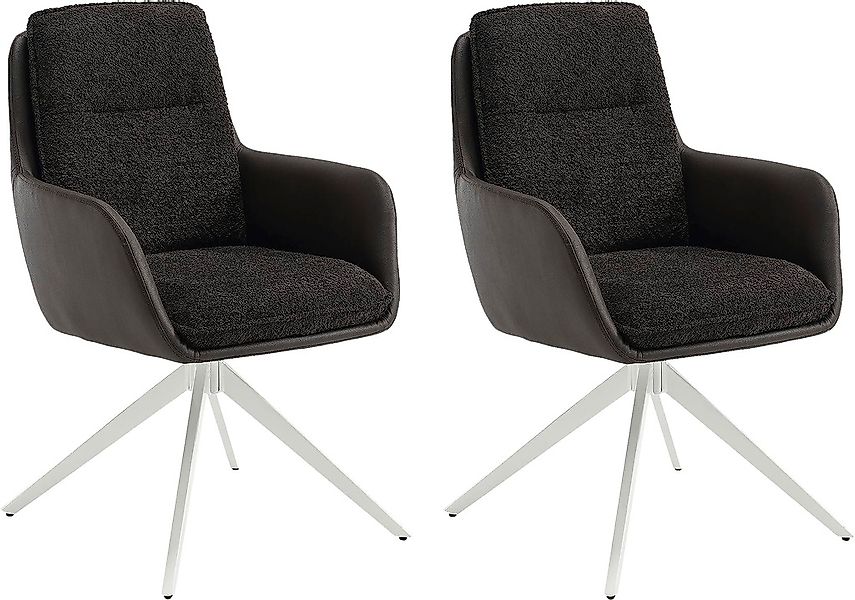 Home affaire Esszimmerstuhl "Barcelona" (Set) 2 Stk.verschiedene Gestelle i günstig online kaufen