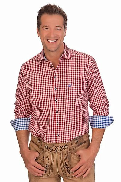 orbis Trachtenhemd Trachtenhemd - H1438 - rot günstig online kaufen