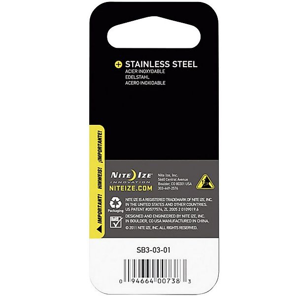Nite Ize Tunnelzelt NITE Ize NI-SB3-03-01 Karabiner S-Biner Gr. 3 67 mm x 2 günstig online kaufen