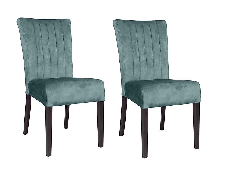 Home affaire 4-Fußstuhl (Set) 2 Stk.vertikale Nähte in der Rückenlehne günstig online kaufen