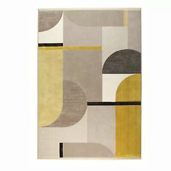 Teppich 'Design' grau/gelb 200x290 günstig online kaufen
