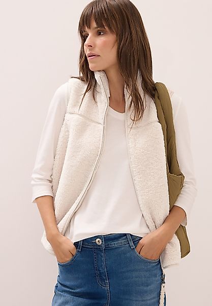 CECIL Plüschweste im sportlichen Look günstig online kaufen