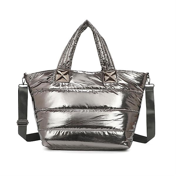 ITALYSHOP24 Schultertasche XL Damen Nylontasche Shopper günstig online kaufen