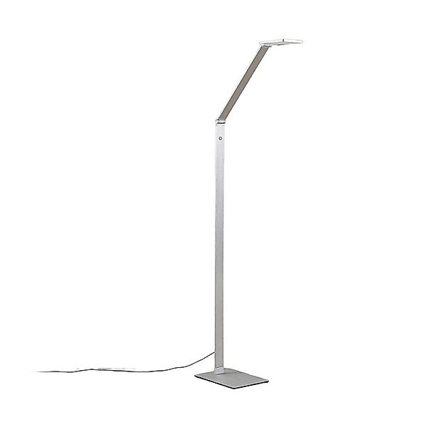 Lucande LED Stehlampe Resi 9621664 Dimmbar Modern in Alu aus Aluminium 1-fl günstig online kaufen