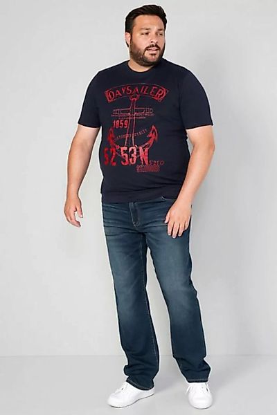 Men Plus T-Shirt Men+ T-Shirt Halbarm Bauchfit bis 80/82 günstig online kaufen