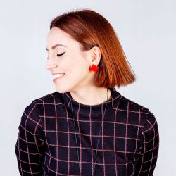 ALEXASCHA Paar Ohrstecker Quadratische Statement Ohrringe günstig online kaufen