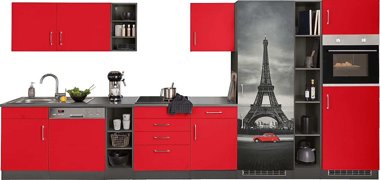 KOCHSTATION Küchenzeile »KS-Paris – Küchen mit einzigartigen Fotomotiven au günstig online kaufen