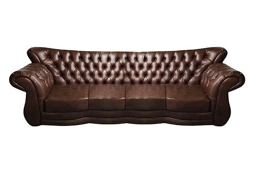 Xlmoebel 4-Sitzer Luxuriöses Viersitzer Ledersofa für das Wohnzimmer, 1 Tei günstig online kaufen