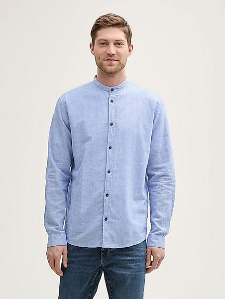 TOM TAILOR Leinenhemd 1045101 Hemd mit Stehkragen günstig online kaufen