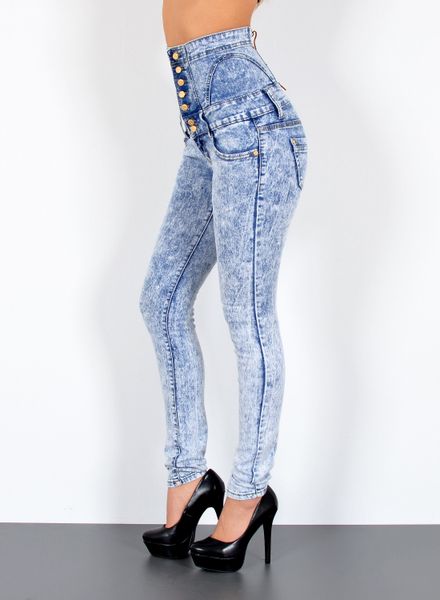 ESRA Skinny-fit-Jeans Damen Skinny Jeans 7 günstig online kaufen