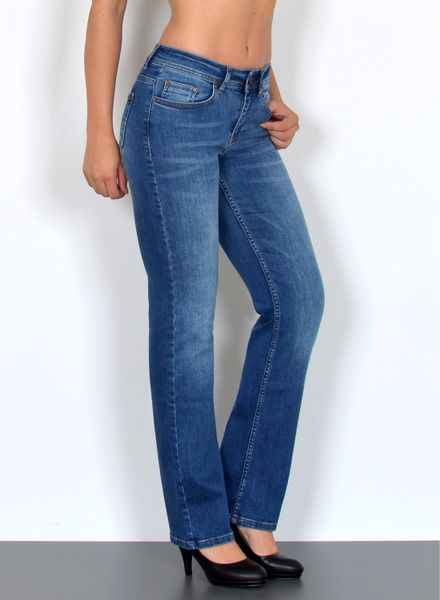 ESRA Straight-Jeans High Waist Damen Jeans günstig online kaufen