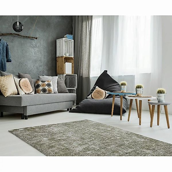 Kayoom Design-teppich Etna 110 Olivgrün 200cm X 290cm günstig online kaufen