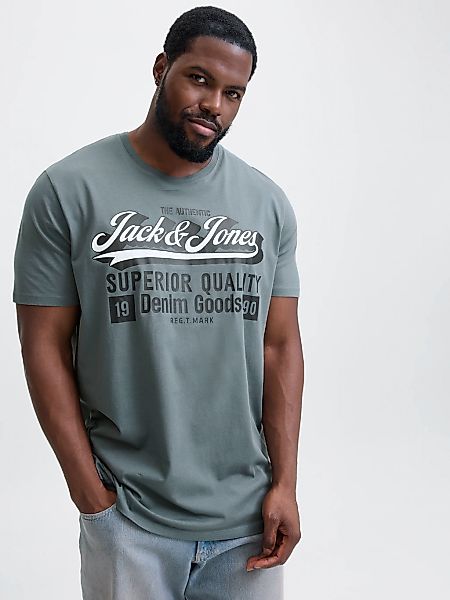 Jack & Jones PlusSize T-Shirt "JJELOGO TEE SS ONECK 2 COL AW25 NOOS PLS" günstig online kaufen