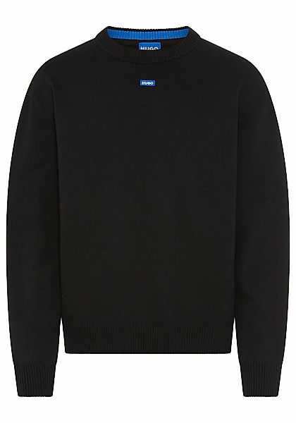 HUGO Blue Rundhalspullover "San Casey", relaxed fit günstig online kaufen