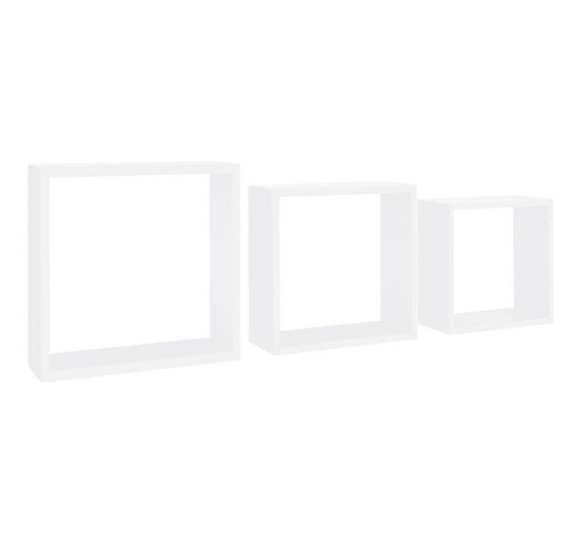 furnicato Regalwürfel Würfelregale 3 Stk. Weiß MDF, 3-tlg. günstig online kaufen