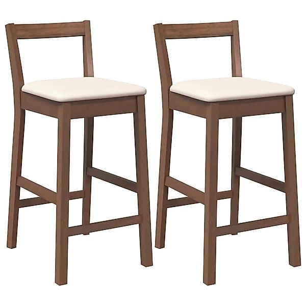 vidaXL Barhocker Barhocker mit Kissen 2 günstig online kaufen