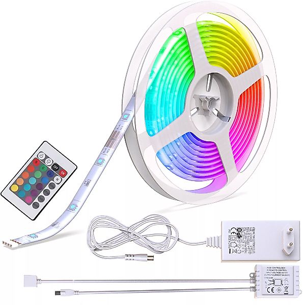B.K.Licht LED Stripe, RGB-LED Flexband 5 Meter, inkl. 150 x RGB-LED je 0,16 günstig online kaufen