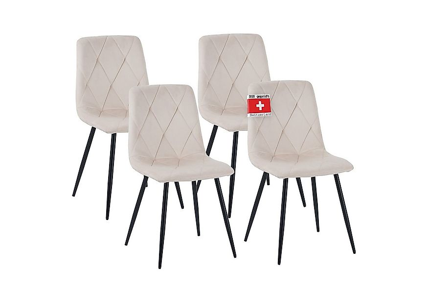 Albatros International Esszimmerstuhl Esszimmer Stühle 4 er Set DORA, Stuhl günstig online kaufen