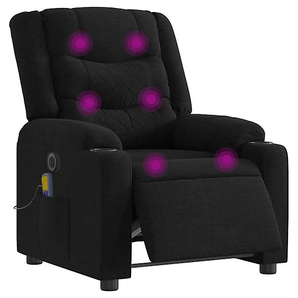 vidaXL Massagesessel Elektrisch Schwarz Stoff 3206572 günstig online kaufen