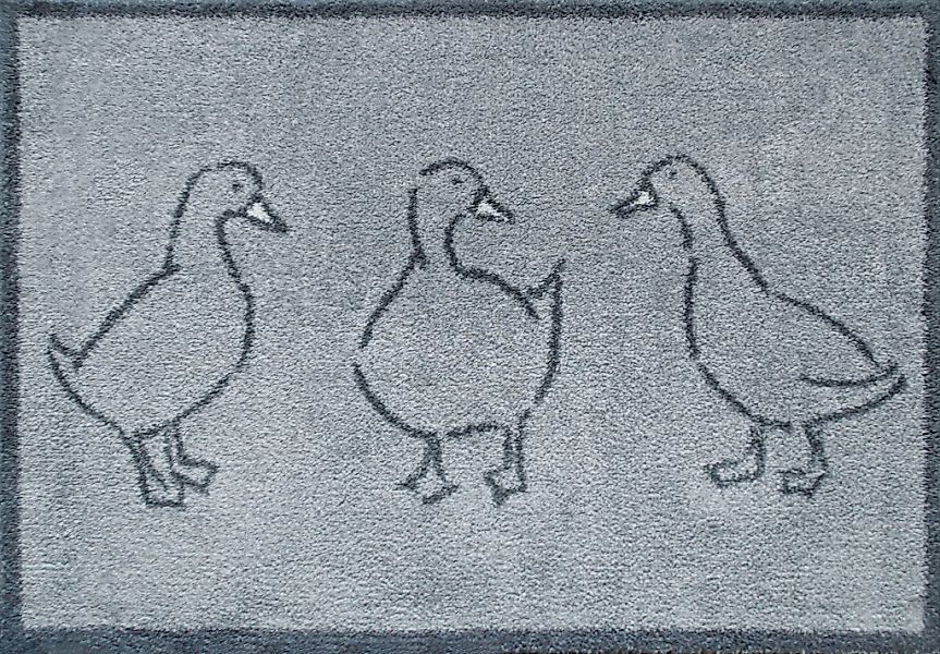 Turtle Mat Fußmatte "Ducks" rechteckig 9 mm Höhe günstig online kaufen
