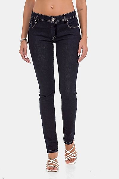 Cipo & Baxx Slim-fit-Jeans "Jeans" im Used-Look, WD443 günstig online kaufen